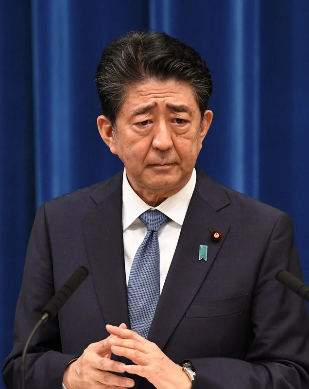 安倍晋三2020年8月28日宣布因健康问题辞去首相职务(图片来源:日媒)