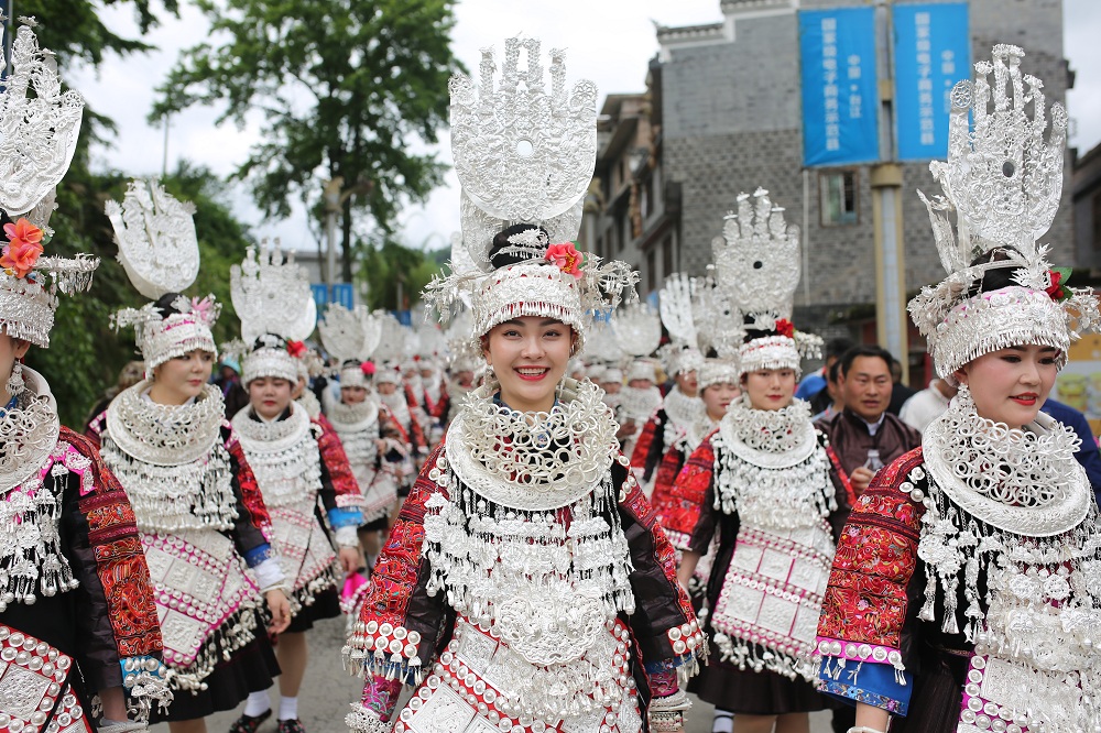 贵州台江多彩民俗庆佳节