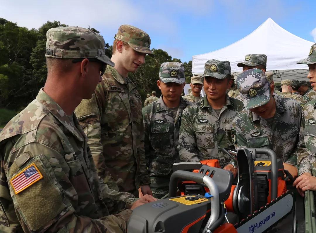 2019年中美两军人道主义救援减灾联合演练举行