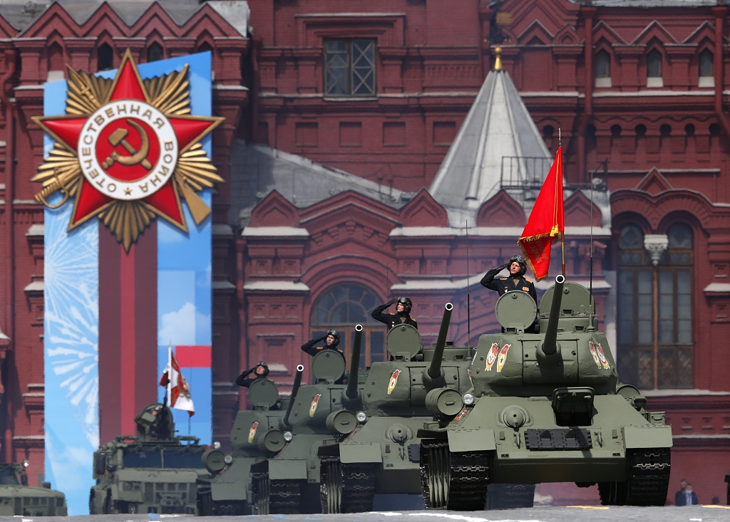 当地时间5月9日,俄罗斯莫斯科红场将举行纪念卫国战争胜利76周年阅兵