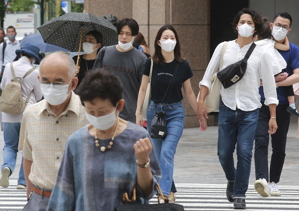 日本东京单日新增新冠肺炎病例连续一周破千