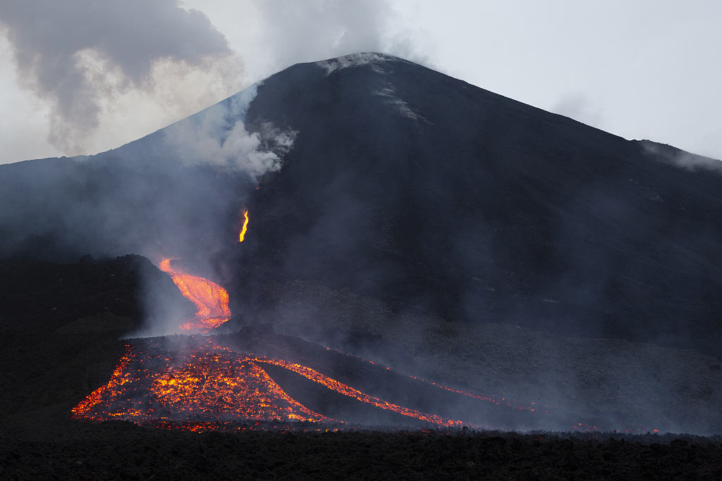 危地马拉帕卡亚火山喷发