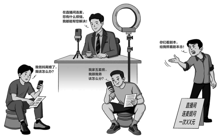 记者当“麦手”揭秘直播连麦链条