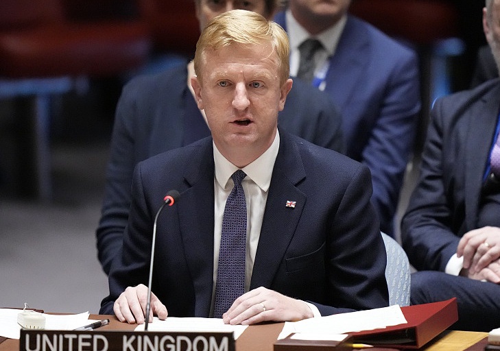 英国副首相奥利弗·道登 资料图 图源:视觉中国