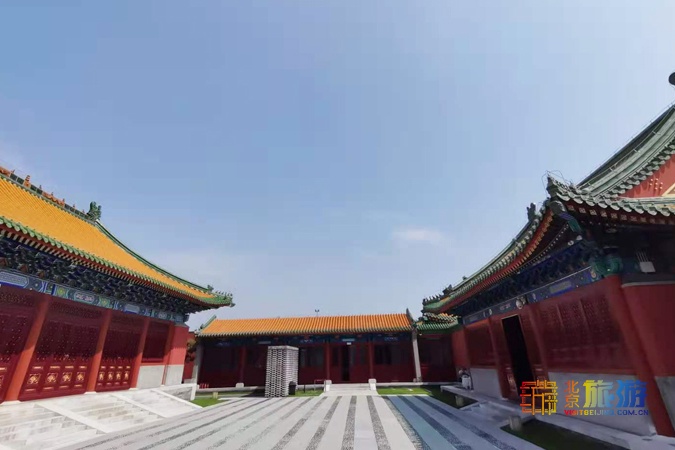 隆福大厦9层的仿古隆福寺