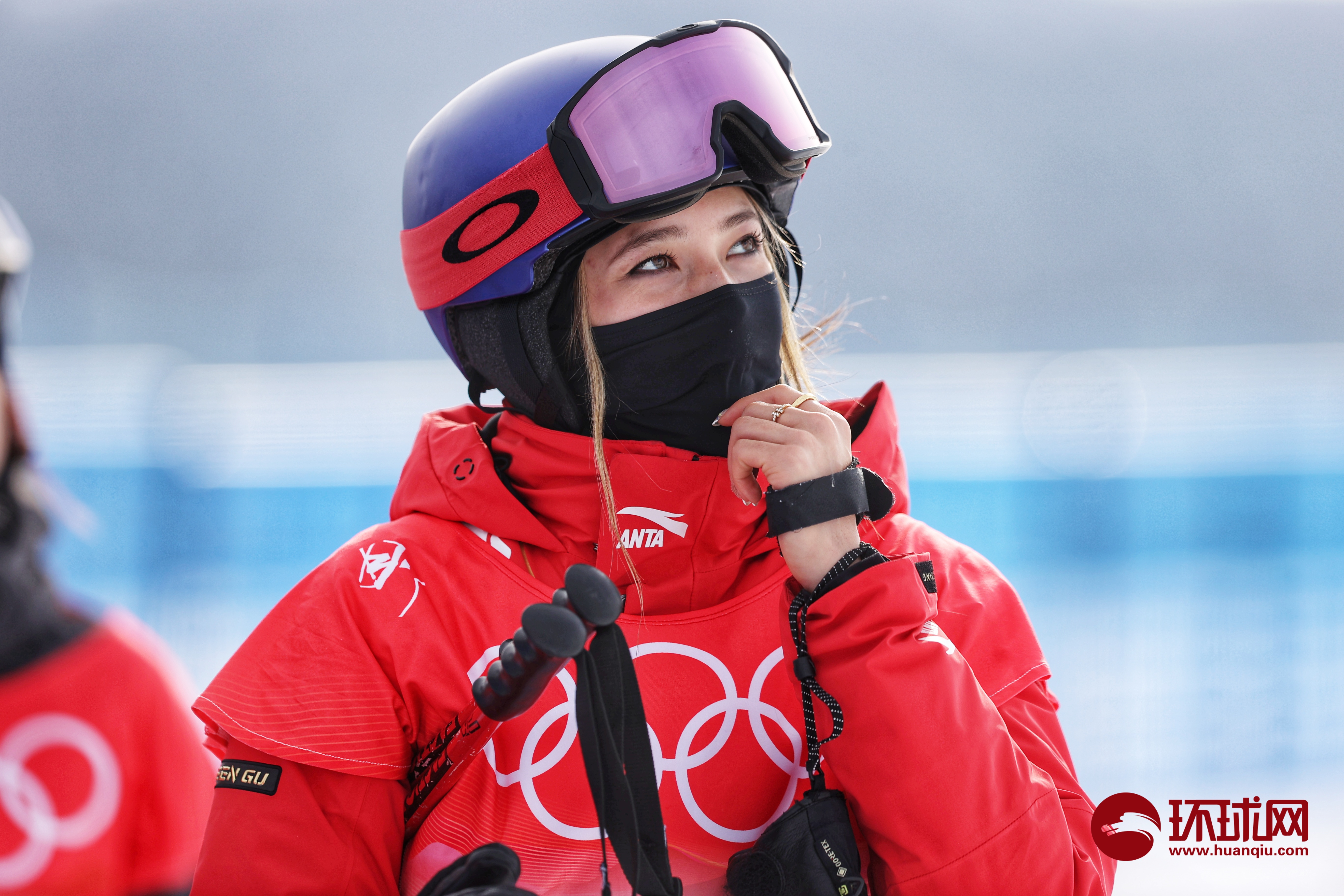 谷爱凌晋级自由式滑雪女子u型场地技巧决赛