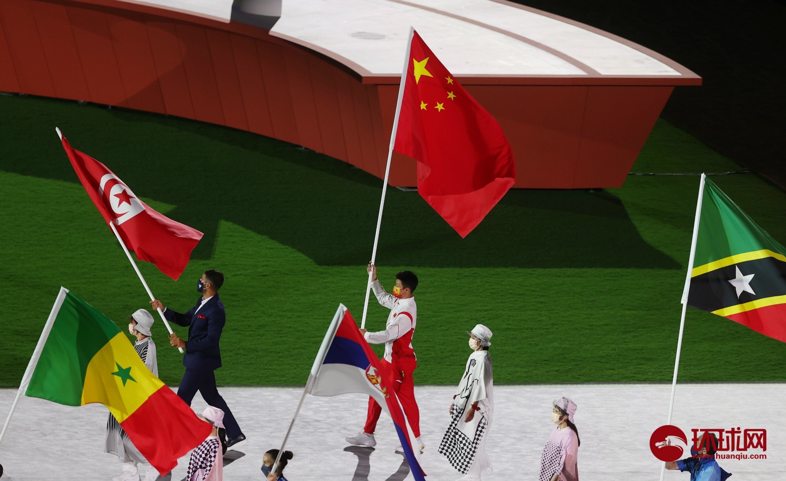 中国奥运会入场图片