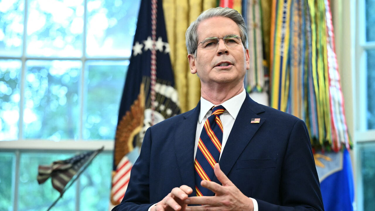 美国财政部长贝森特 资料图片