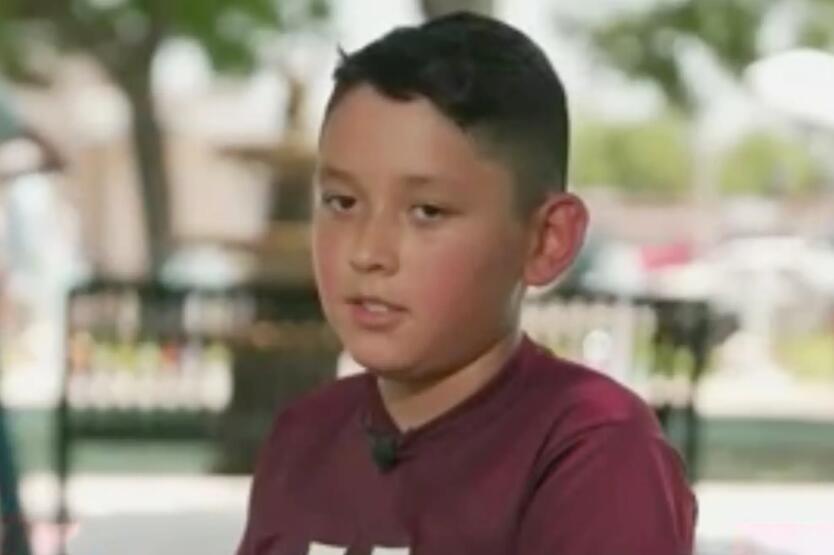 10岁的杰登·佩雷斯（Jayden Perez）说：“我知道这很可能会再次发生”