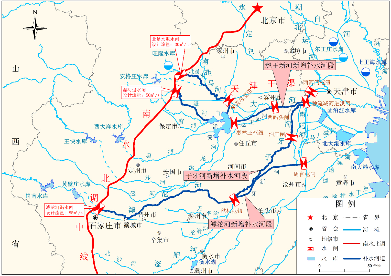 滹沱河线路图图片