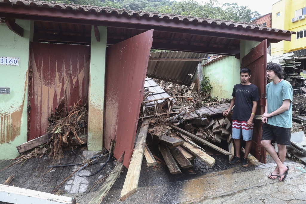 巴西聖保羅州暴雨已致近2500人無家可歸