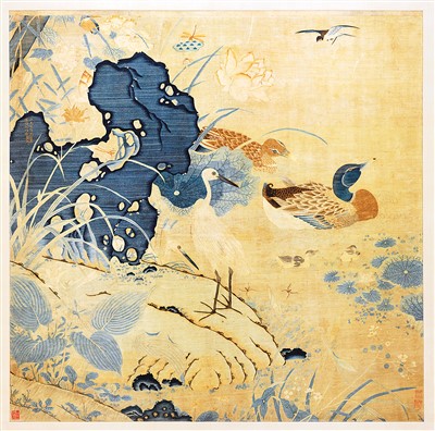 上海博物馆秘藏缂丝莲塘乳鸭图特展",邀广大观众欣赏难得面世的中华