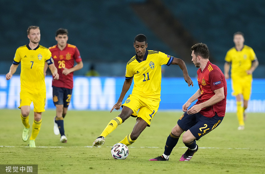 欧洲杯莫拉塔失良机中超铁闸零封西班牙平瑞典