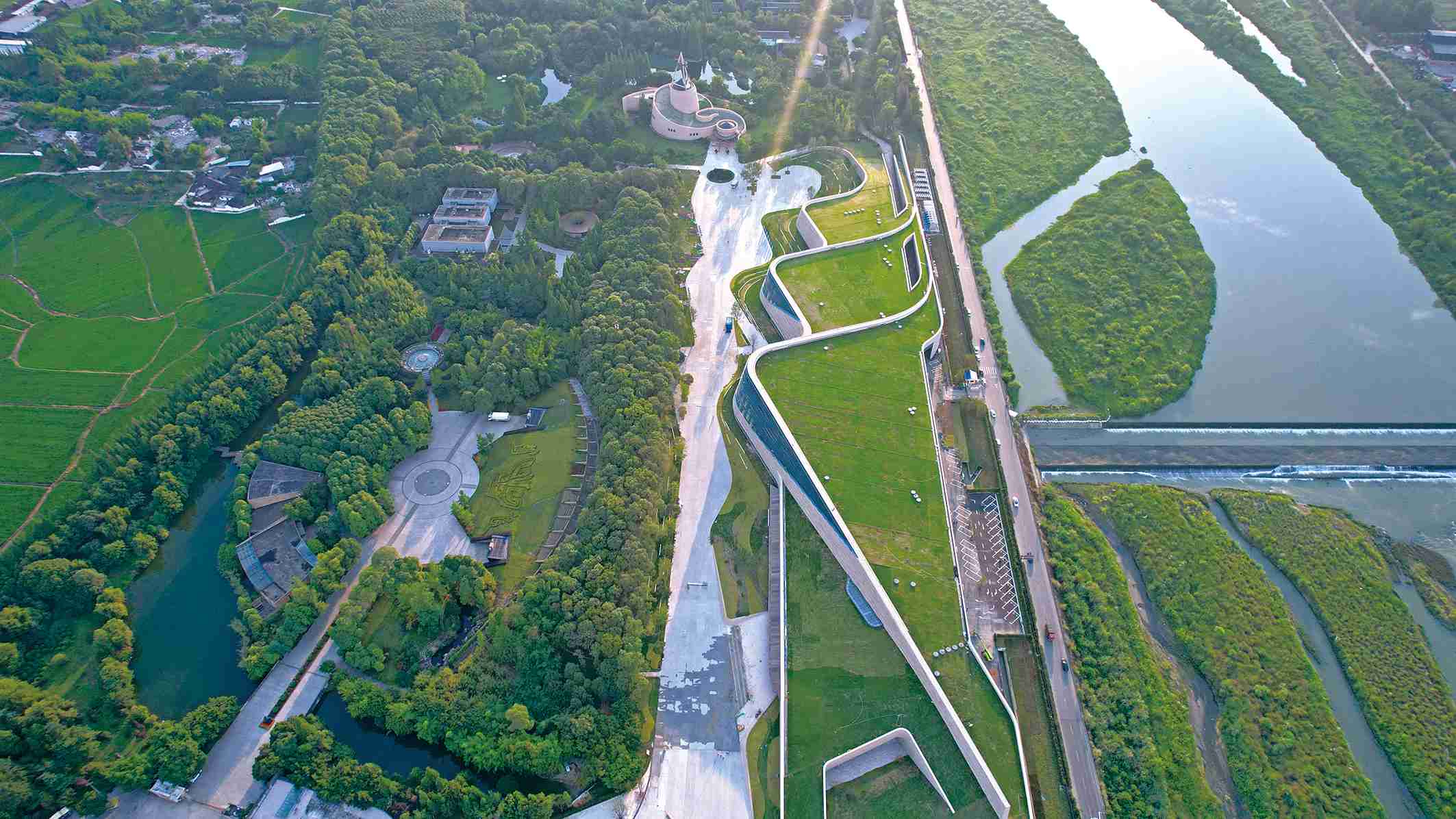 航拍三星堆博物馆新馆      余 嘉  摄