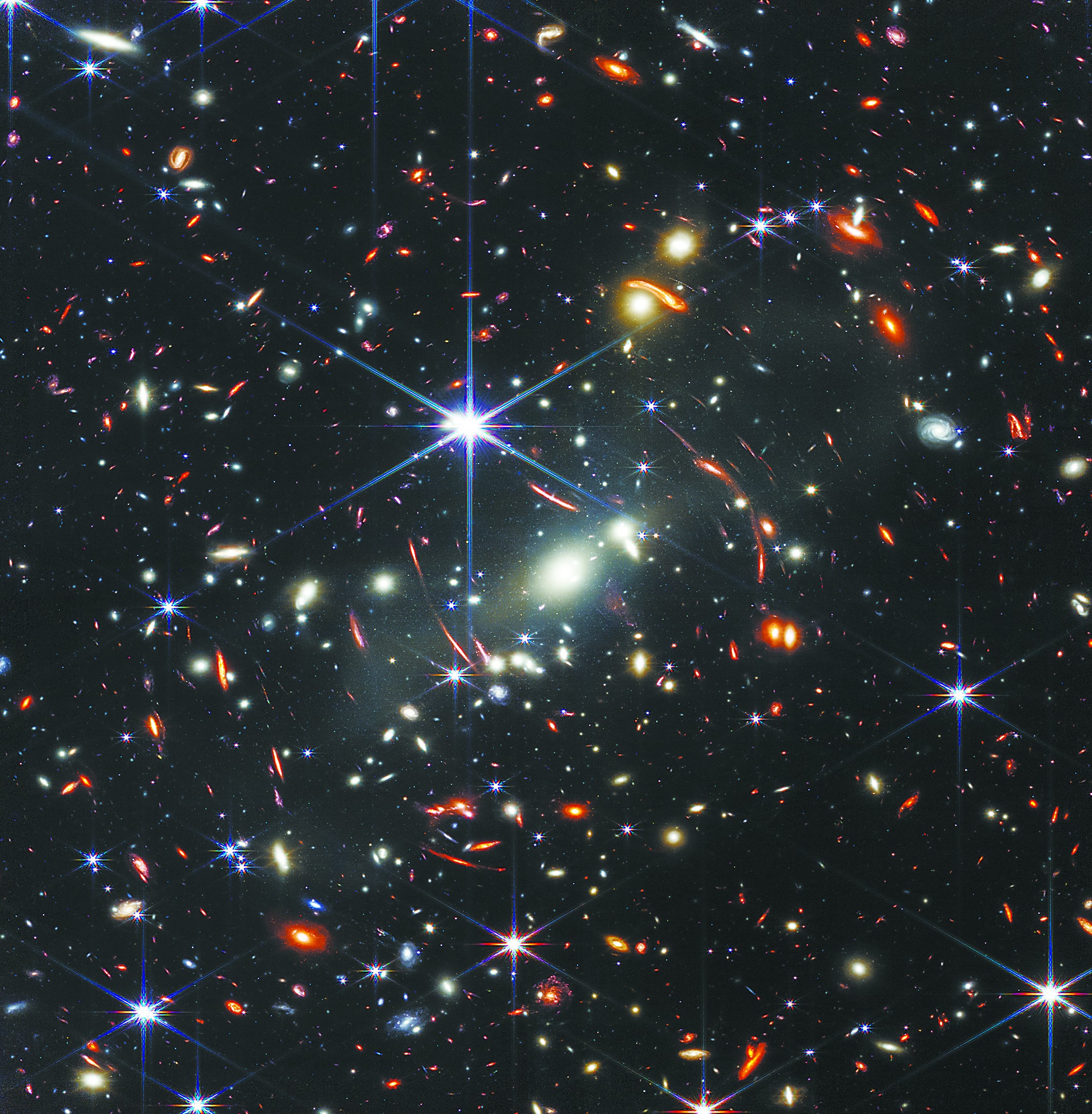 韦伯拍摄的首张彩色图像.