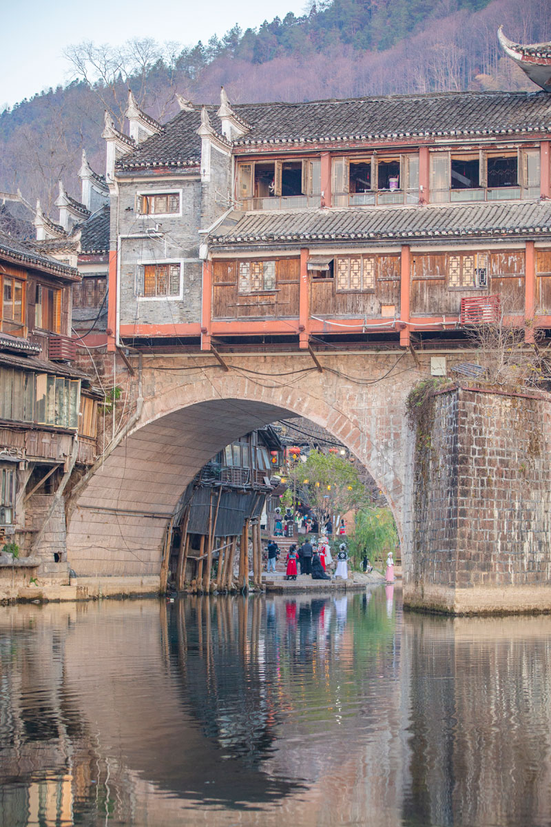 湘西凤凰古城风景如画