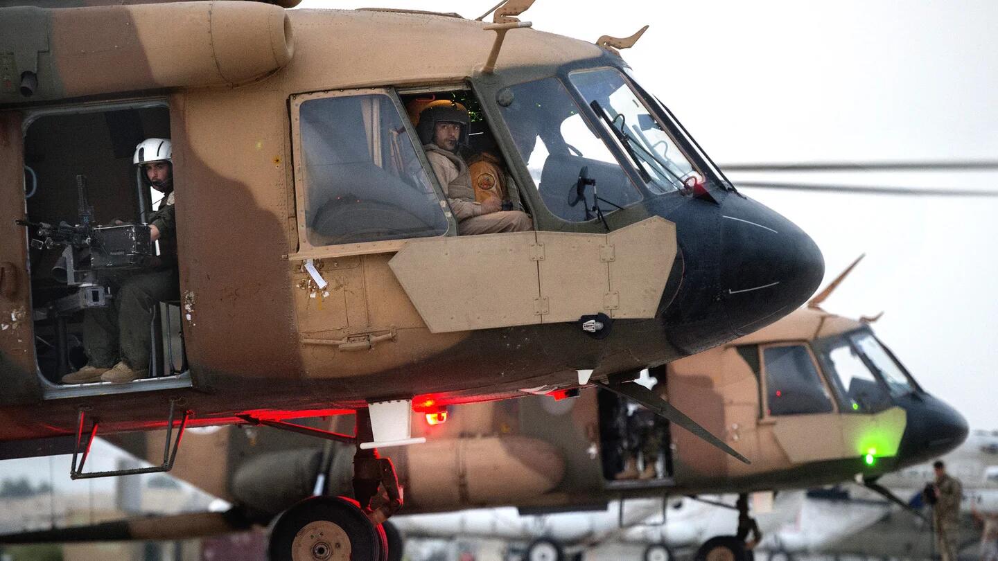 前阿富汗空军装备的俄制米-17直升机