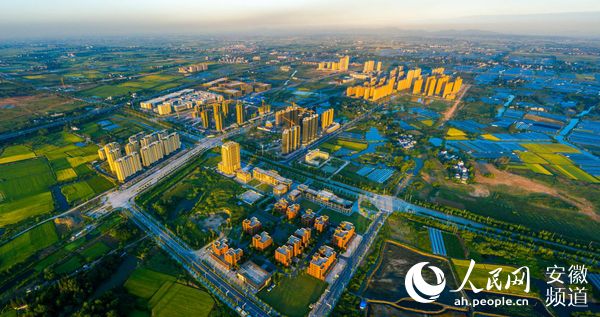 郑蒲港新区俯瞰图。图片由郑蒲港新区提供