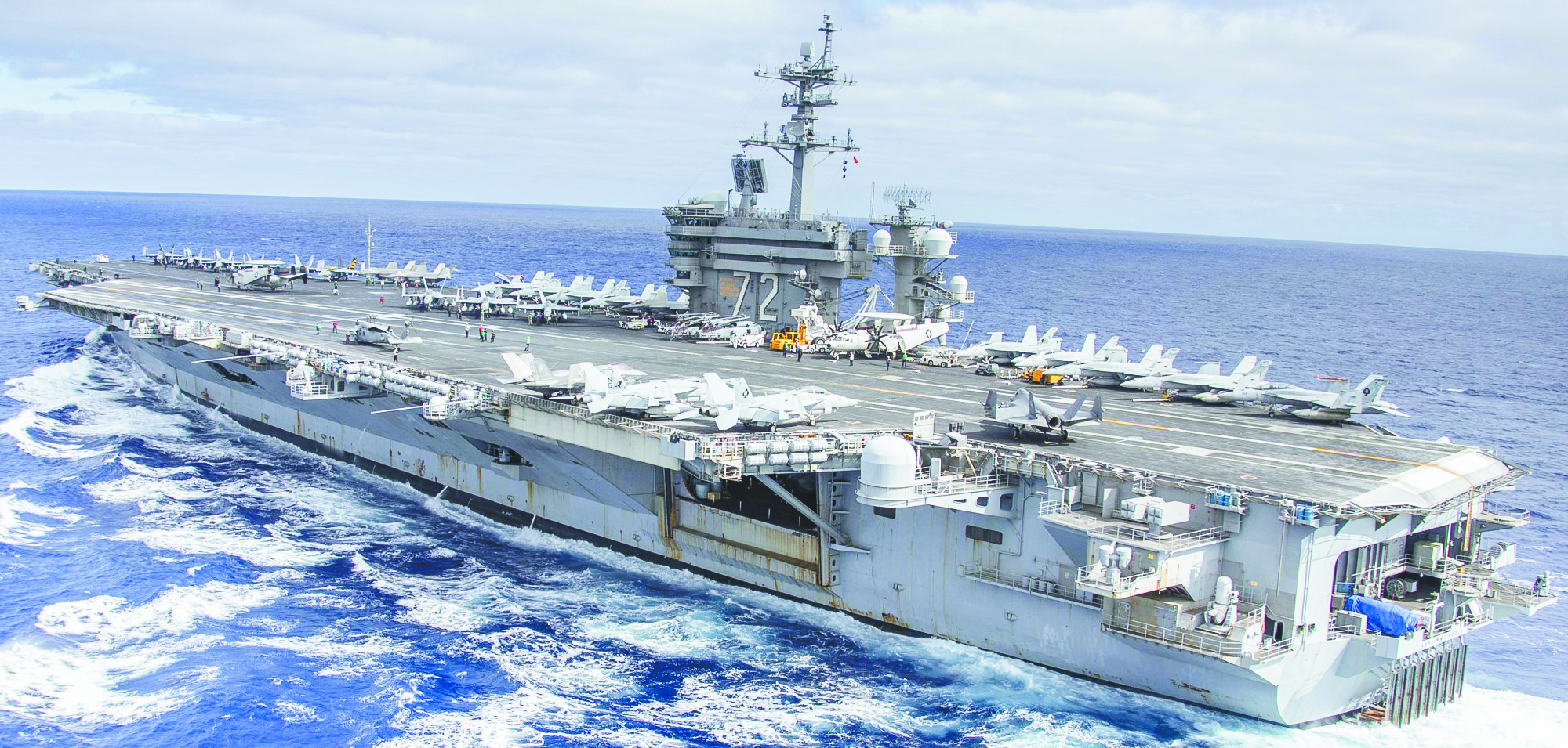 美国海军“林肯”号航母（资料图）