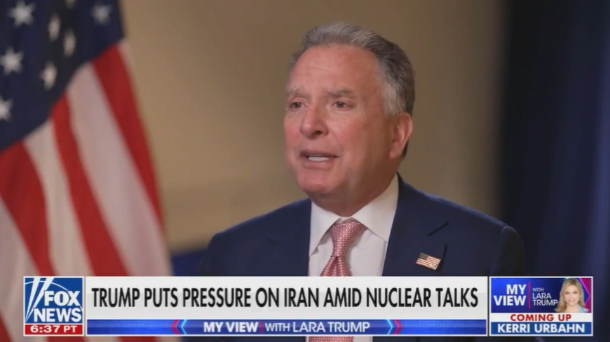 当地时间21日，威特科夫接受采访。图源：美媒