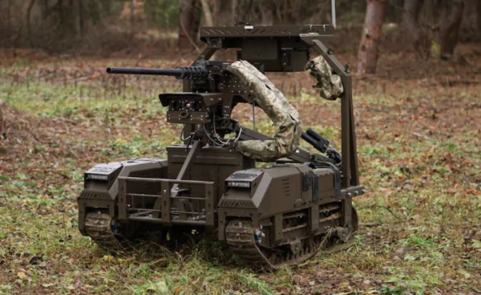 DevDroid TW 12.7无人地面作战车，资料图 图源：英媒