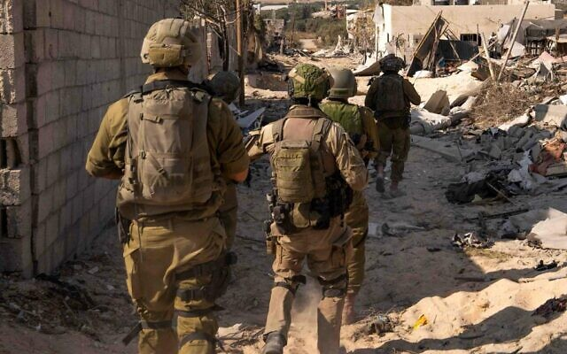 以色列士兵在加沙地带，资料图，图源：《以色列时报》