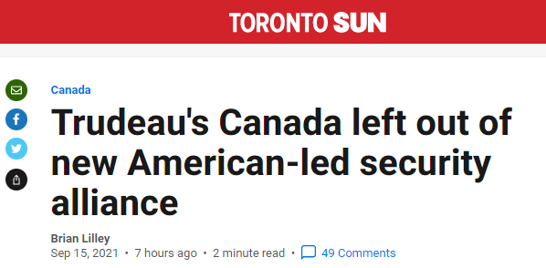 加拿大《多伦多太阳报》报道截图