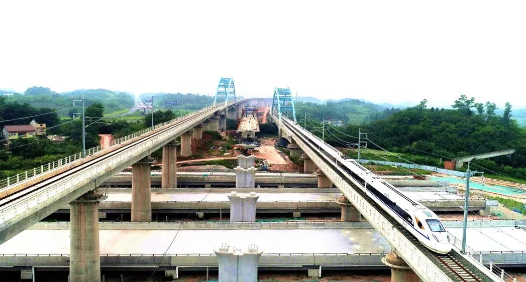 天府机场站资阳西站,球溪站,威远站引入绵泸高铁自贡站成自高铁开通后