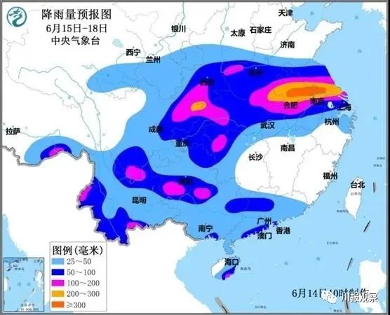 省气象台昨天下午发布暴雨蓝色预警:昨天晚上到今天白天,广元,绵阳