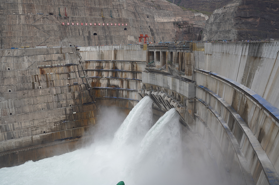 白鹤滩水电站（东方电气供图）