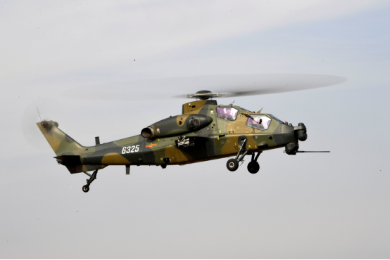 台防務部門官網10月26日發布的解放軍武直-10武裝直升機同型機照片