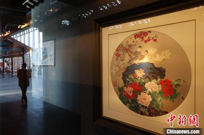 云锦国画艺术特展亮相南京大报恩寺遗址博物馆