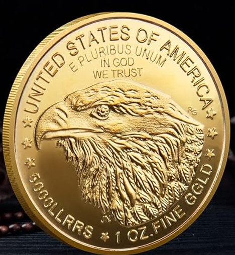 美国铸币局推出的投资用金币。图源：外媒