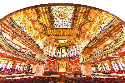 加泰罗尼亚音乐宫内景