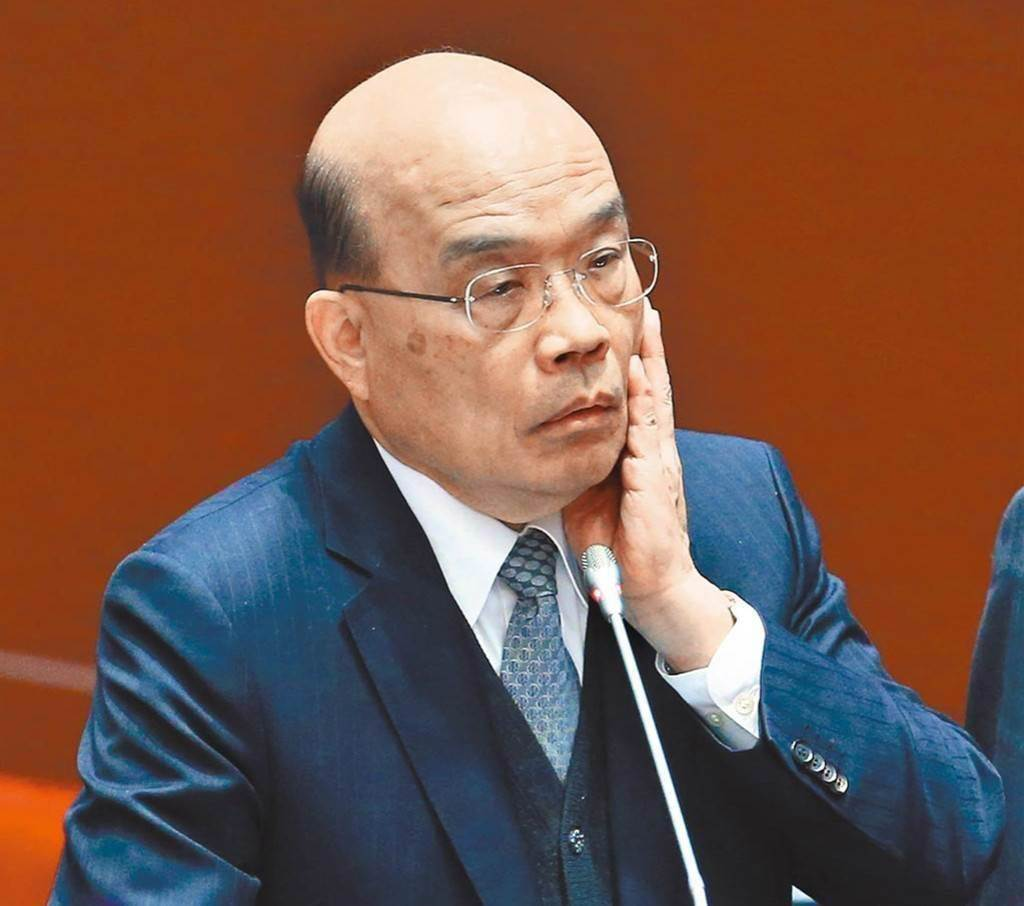 苏贞昌（台湾中时新闻网资料图）