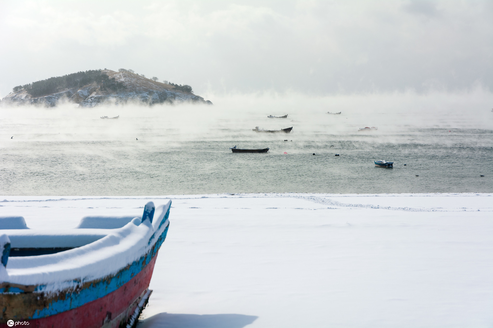 大连付家庄海域现"海浩"景观