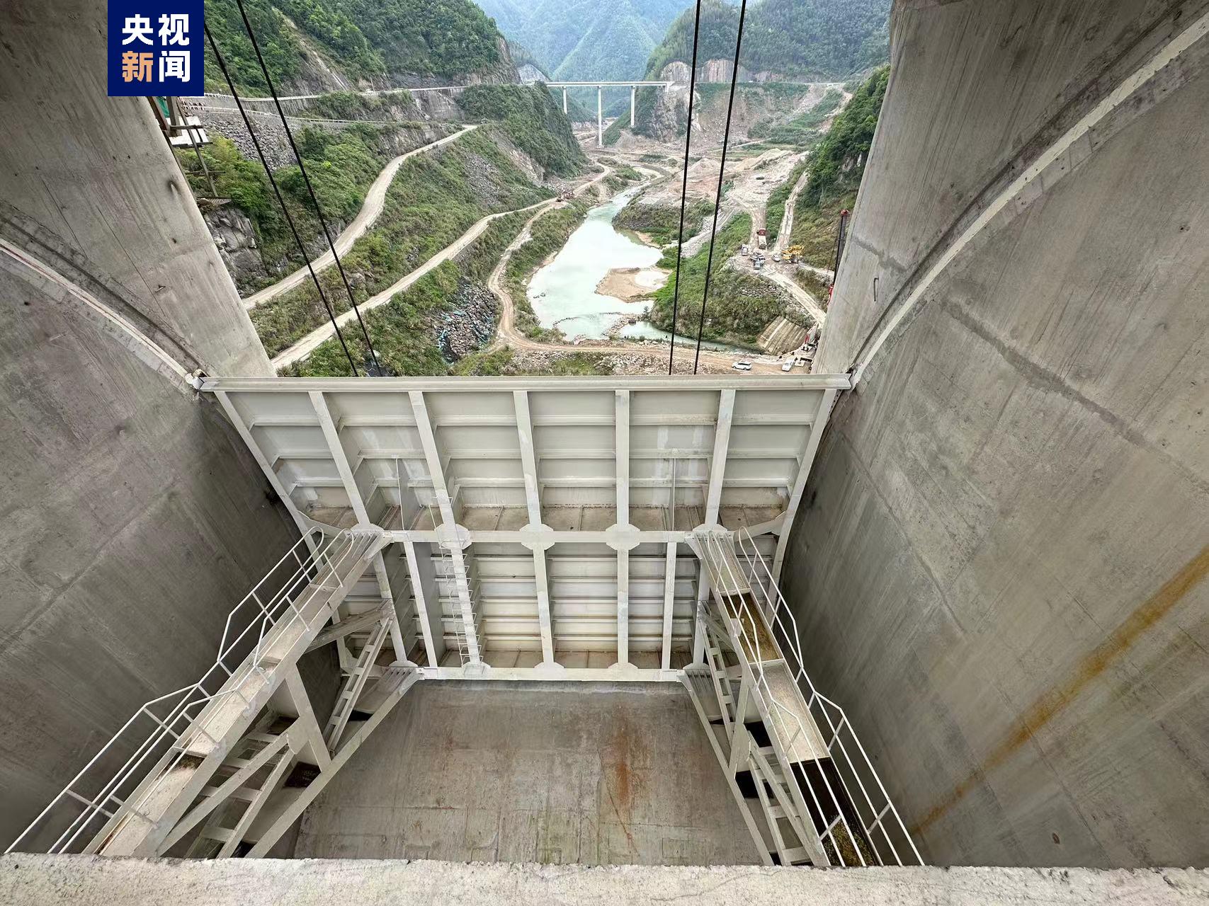 浙江台州市朱溪水库正式下闸蓄水