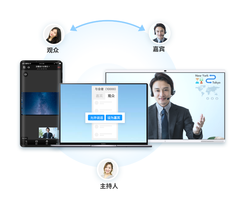 云端沟通新场景华为云会议让天涯变咫尺