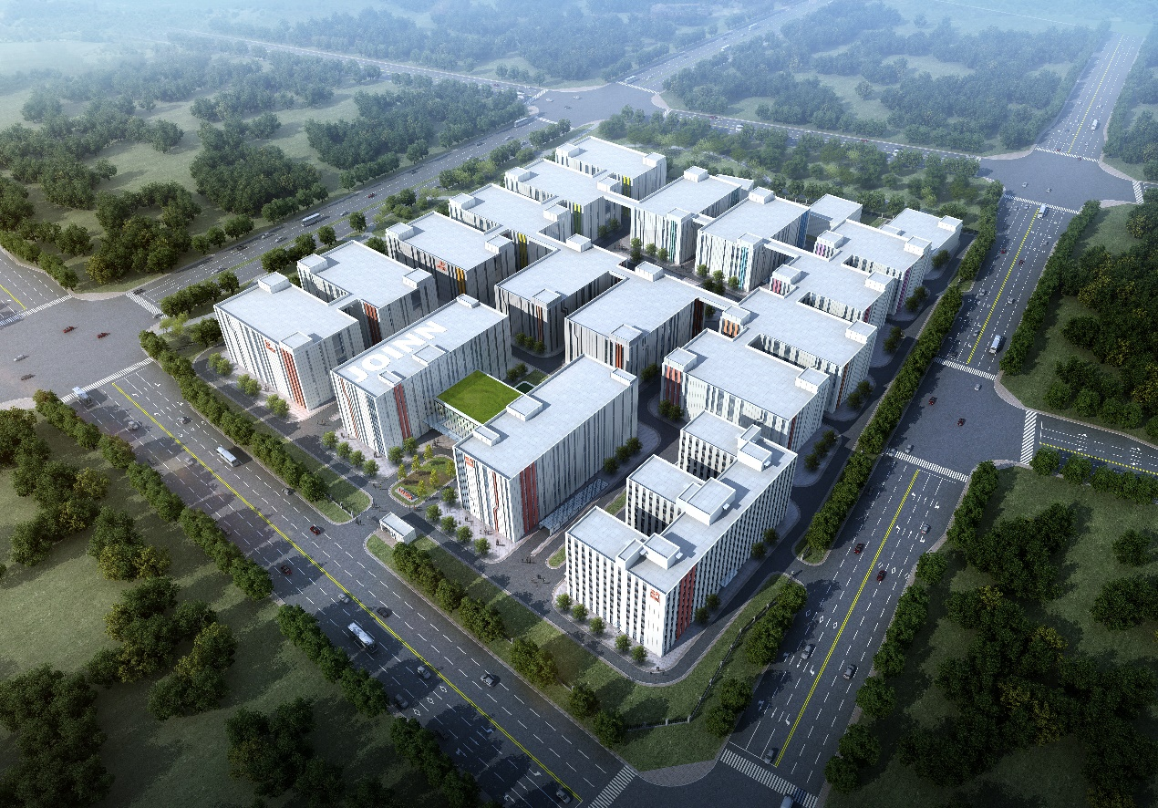 图解1:北京亦昭生物医药中试研发生产基地效果图