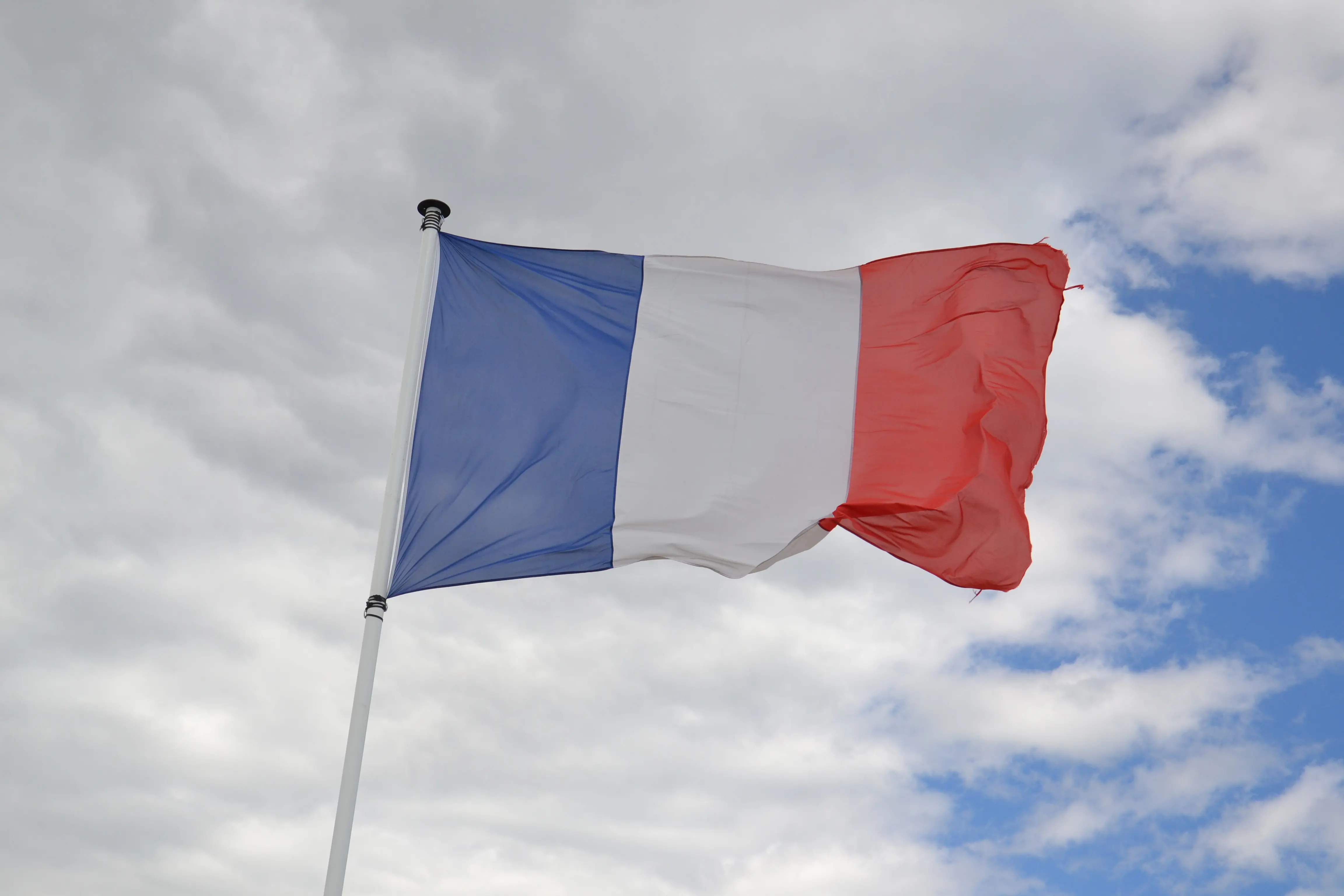 法国国旗标志图片