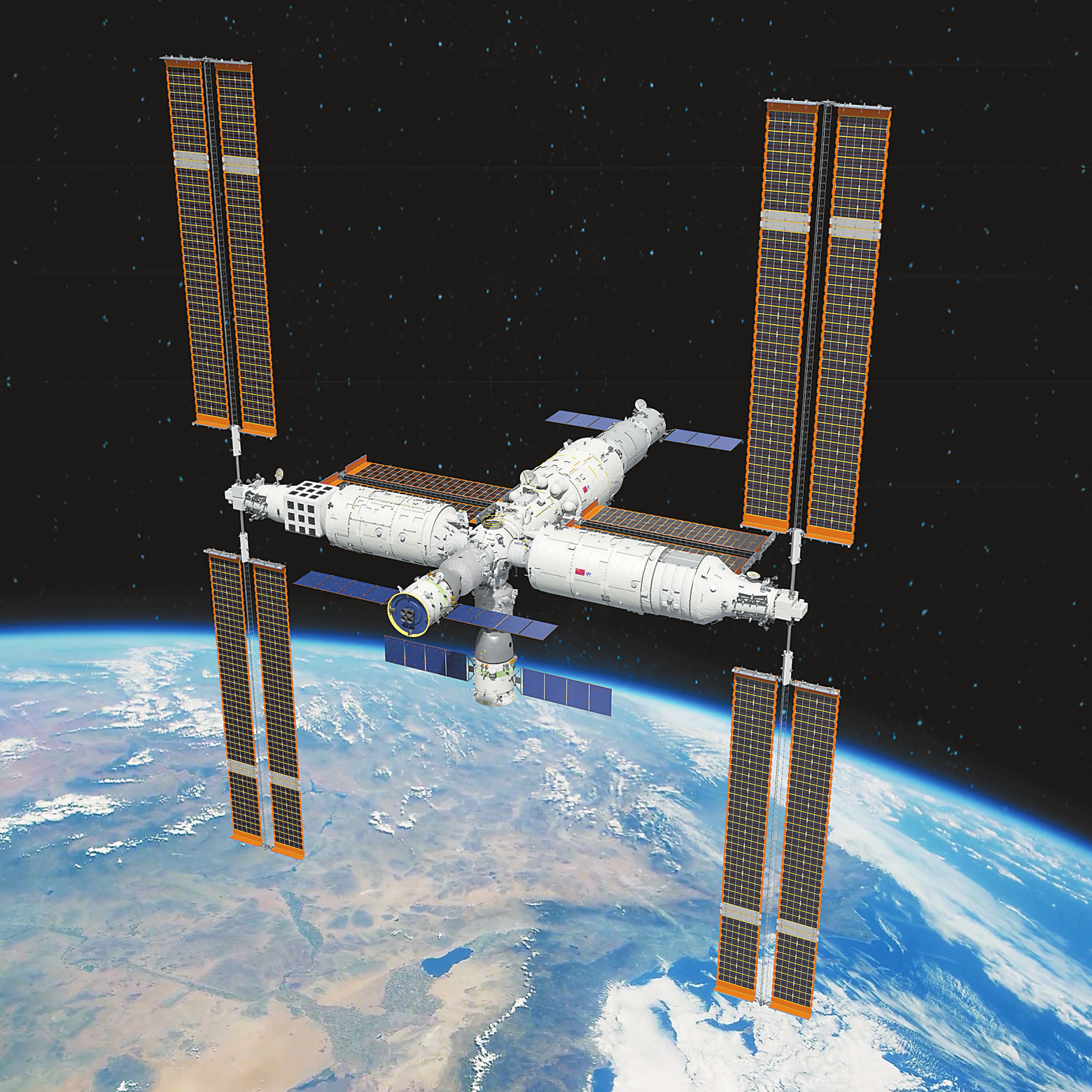 中国空间站建造关键之战天和牵手问天