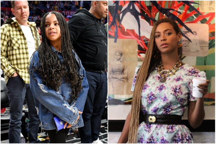 blue ivy & beyonce