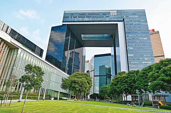 香港特区政府总部 资料图。图自香港文汇网