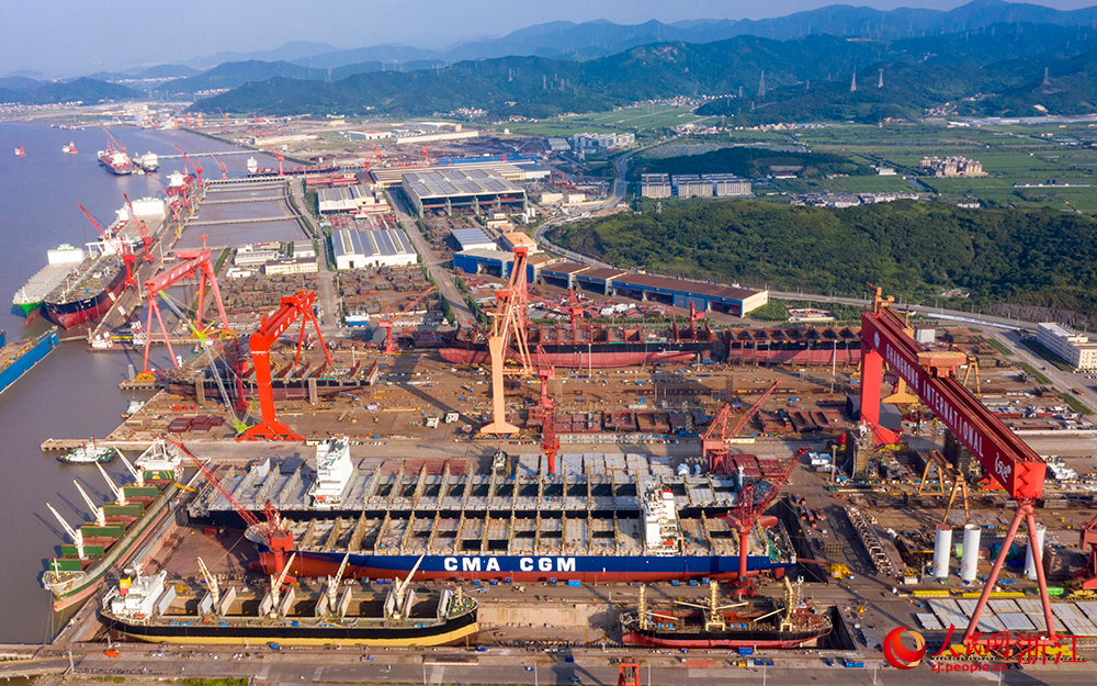 浙江舟山订单稳造船忙