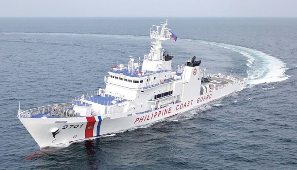 日本建造的"特蕾莎·马格巴努阿"级巡逻舰是菲海岸警卫队主力舰艇.