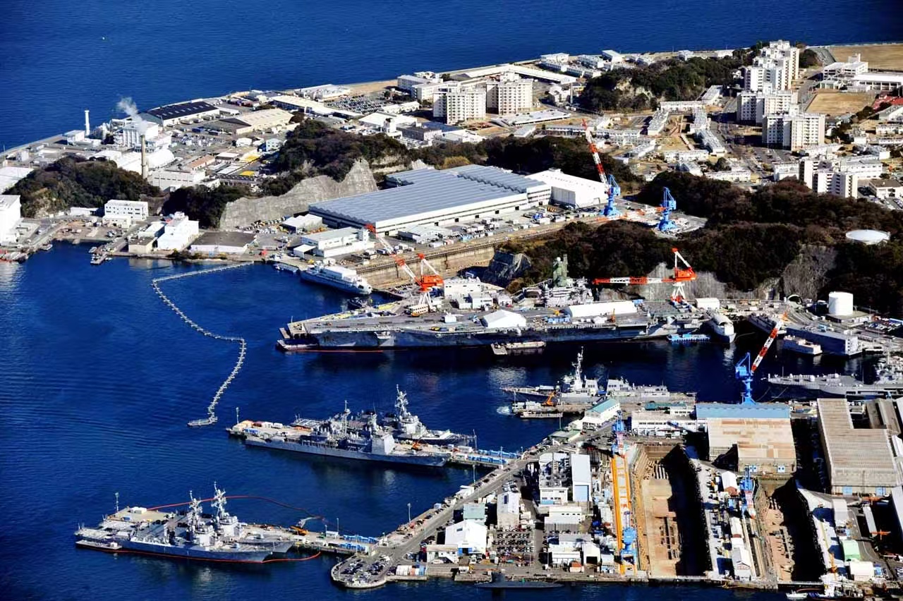 美军横须贺基地 资料图片
