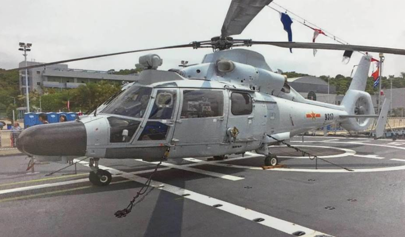 “直-9”反潜直升机同型机（图片来源：台媒）