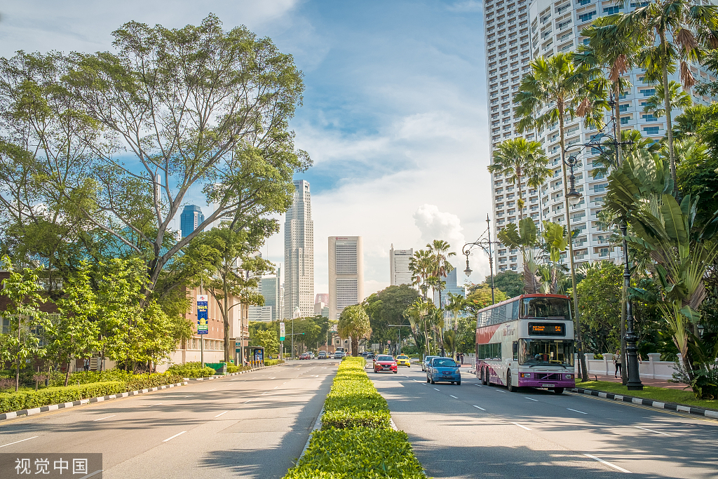 新加坡街景.(視覺中國)