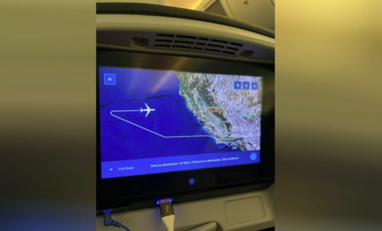 据CNN报道，3月22日，一架执飞洛杉矶-上海航线客机中途改道飞往旧金山。图源：美媒