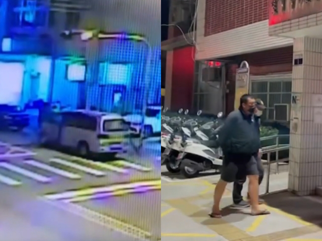 台中13日深夜发生枪击案,警方抓获2名嫌疑人。(图片来源:台媒)